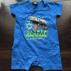 XLARGE KIDS 恐竜プリント ロンパース ブルーのサムネイル