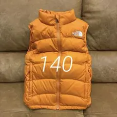 THE NORTH FACE オレンジ ダウンベスト 140cm~