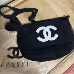 [新品未使用]CHANEL ノベルティ ショルダーバッグ ブラックのサムネイル