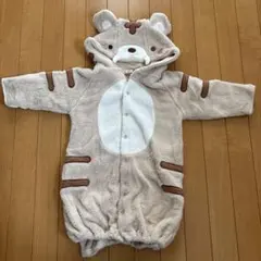 【西松屋】フリースとら防寒コンビドレス 50cm~70cm