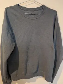 FRUIT OF THE LOOM グレー クルーネック トレーナー