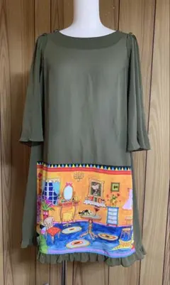 アルベロベロ オレボレブラ 童話シリーズ チュニック ブタさん刺繍