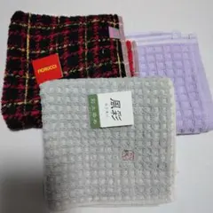 Fiorucci タオルハンカチセット3枚組　厚め