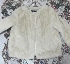 ☆☆☆☆☆様専用 アイボリー ファーコート Sサイズ