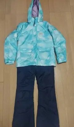 子ども用スキーウェアセット 水色
