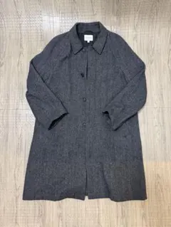 【美品！！】ヘリンボーン織ツイード　ラグランコート【Lovat Mill】