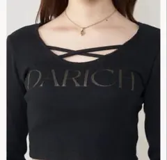 【完売品♡再販なし商品】Darich ブラック クロスデザイン ニット♡可愛い♡