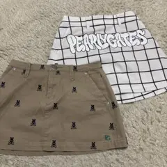 パーリーゲイツ　2024年　Peストレッチスカート　ゴルフウェア2枚セット