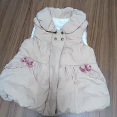 レア ビケットクラブ 100 キムラタン ベスト コート リボン