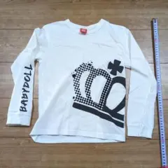 BABYDOLL ホワイト Tシャツ(140cm) 2点セット