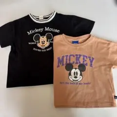 ミッキーマウス Tシャツ 2枚セット