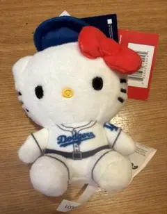 ポムポムプリン ドジャース ぬいぐるみ マスコット8月12日配布、非売品