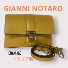 極美品✨ジャンニノターロ レザー ショルダーバッグ イタリア製のサムネイル