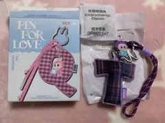 PIN FOR LOVE　 イニシャル　アルファベットペンダント　T ラブブ