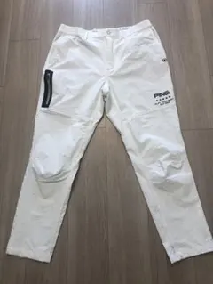 ピン スラックス 秋 冬 コーデュラテーパードパンツ ホワイトメンズ PING