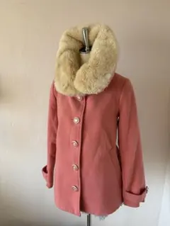 00s平成y2k 甘ロリ　小悪魔　ピンクふわふわファーフェアリーグランジ　丸襟