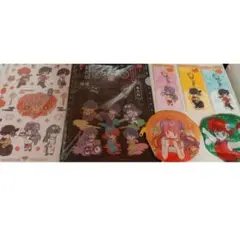 らんま1/2　クリアファイル　ラウンドチャイナポーチ 　シャンプー　キーホルダー