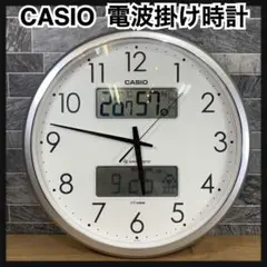 CASIO　カシオ　温度 湿度 カレンダー表記　電波掛け時計　ITM-650J