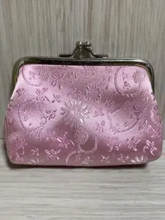 【台湾限定】 元藝坊 台北 キティ ピンク がま口 サテン