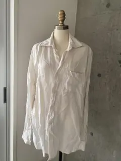 ホワイト ボタンアップシャツ　バナナリパブリック　ビンテージ