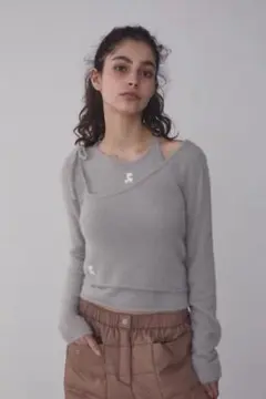 Rest&Recreation アシンメトリーニット