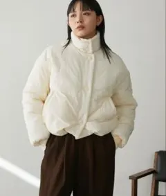 Aunt Marie's3WAY中綿クロップドブルゾン