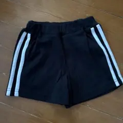 サイドライン ショートパンツ ブラック 110cm