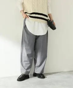JOURNAL STANDARD TWトロタックワイドパンツ　グレーのサムネイル