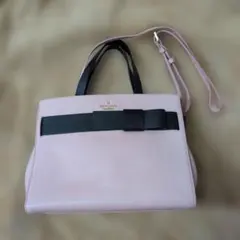 ケイトスペード　kate spade 　リボン　ピンク　ハンドバッグ　ショルダー