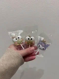 サンリオ　カラフルキャンディチャーム　けろっぴ　クロミ