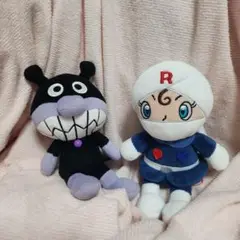 バイキンマン　ロールパンナ　ぬいぐるみ　アンパンマン　まとめ売り