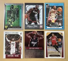 NBA MIAMI HEAT HOF DWYANE WADE 6枚セット