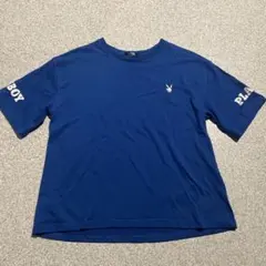 PLAYBOY 半袖Tシャツ ブルーのサムネイル