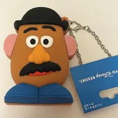 【タグ付】ミスターポテトヘッド シリコン バッグチャーム ケース付 ディズニー