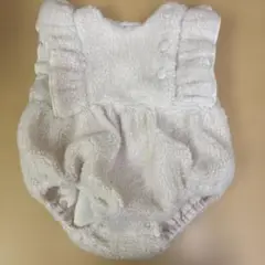 ★新品★ もこもこホワイトロンパース ベビー服　jennyvely