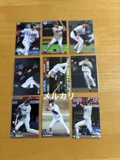 カルビー　プロ野球チップス　西武　源田壮亮　9枚セット