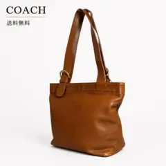 COACH コーチ かばん トートバッグ 本革 茶 製 ブラウン ユニセックスのサムネイル