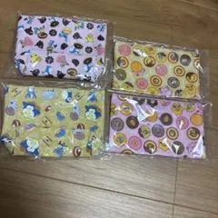 新品、未開封　ミスド　ポケモン　ポーチ4点セット
