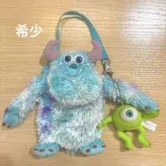 希少 ディズニー モンスターズインク サリー マイク ポーチ タテ約16cm