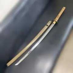 模造刀 打刀 金茶漆鞘 鞘付き長さ約104cm 26D65 - メルカリ