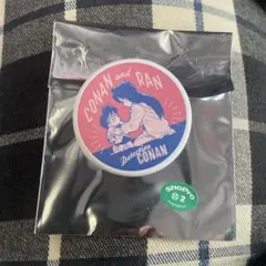 コナン探偵社 缶バッジ パステル ガチャ 江戸川コナン 毛利蘭