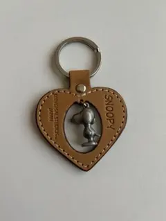 スヌーピー ハート型キーホルダー