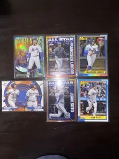 MLB ニューヨックメッツ　フランシスコリンドーア、フアンソト　カードセット