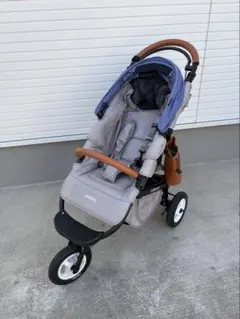 AirBuggy ベビーカー 3輪 グレー 星柄マット付 AirBuggy ベビーカー 3輪 グレー 星柄マット付 - メルカリ