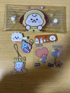 BT21 キーホルダー ステッカーセット