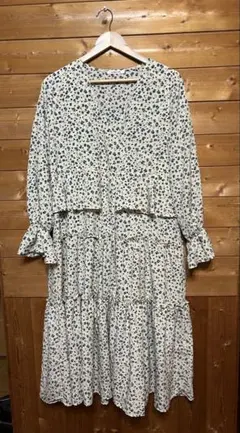 AS KNOW AS PINKY 花柄ロングワンピース