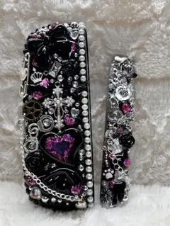 ［イルマ］IQOSイルマ（i)デコケース21-黒×紫パール- イルマ］IQOSイルマ（i)デコケース21-黒×紫パール- 即購入可