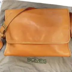 SOMES SADDLE ソメスサドル 美品 ヌメ革 メッセンジャーバッグ