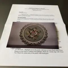 お洒落❇️フラワー ダブルビード プレート（トールペイント）ゲイル・アンダーソン 2025年最新】ゲイルアンダーソンの人気アイテム - メルカリ