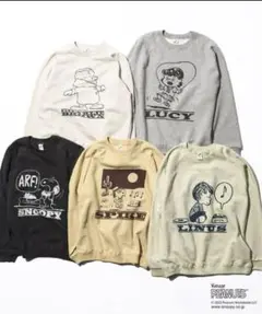 希少　完売品　peanuts × relume　スウェット　ビンテージ　Mサイズ